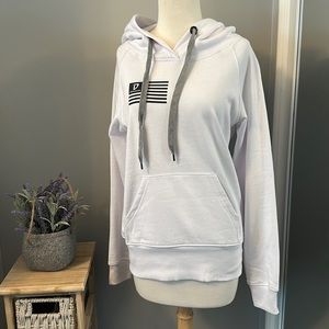 Dynaholics White Sweatshirt Never Worm Size Small